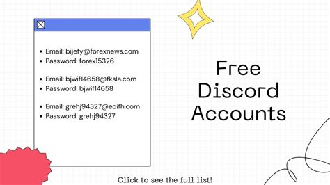 free old discord accounts.